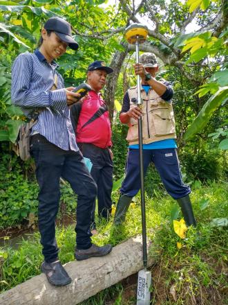 PROSES PENGUKURAN BIDANG TANAH PROGRAM PTSL 2019